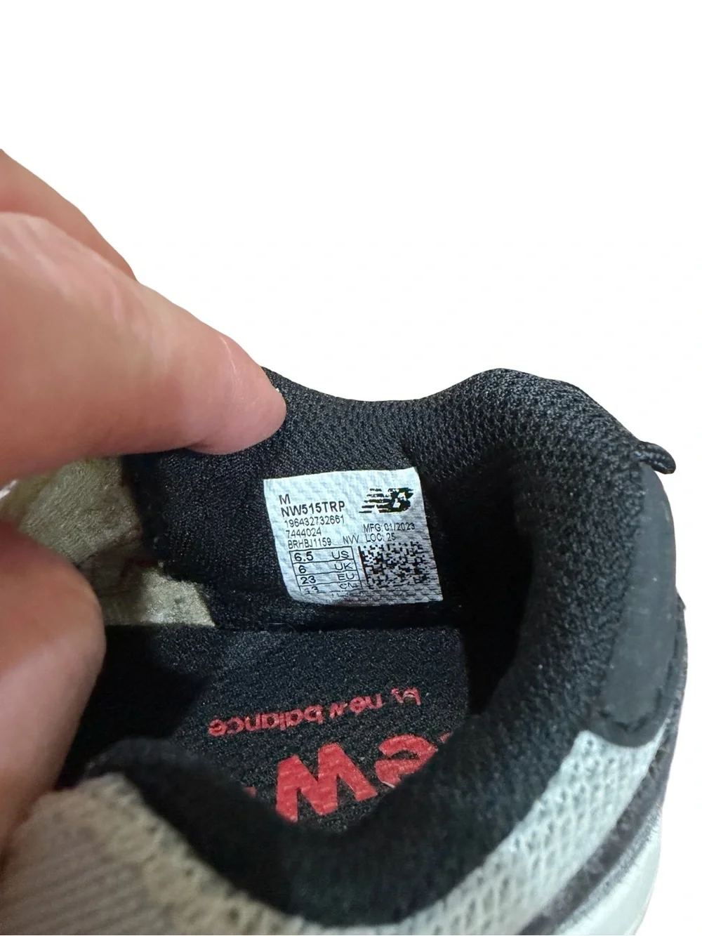 👟 New Balance 515 Toddler Sneakers Gray Black Red Hook & Loop Size‎ 6.5